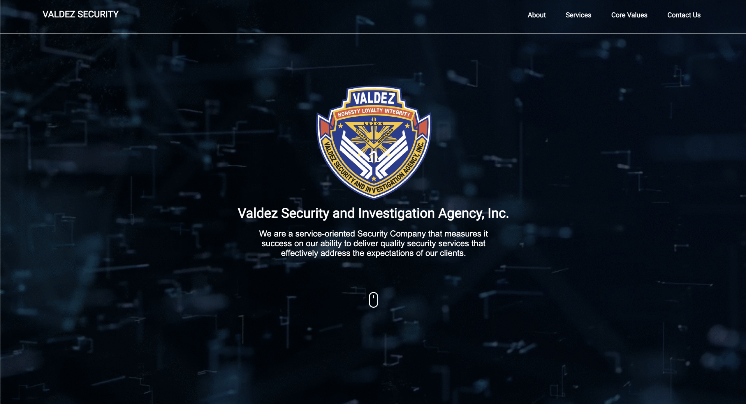 Valdez Security Website